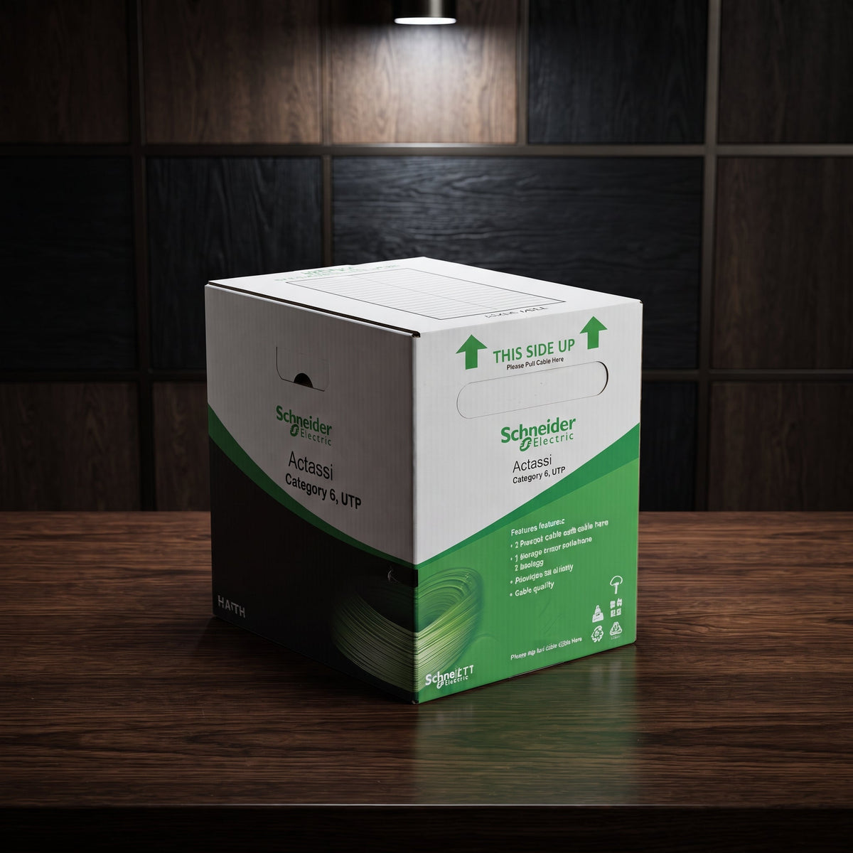 Schneider Electric Actassi data accessories – Cat6 cable, patch cords, patch panel and keystone jacks