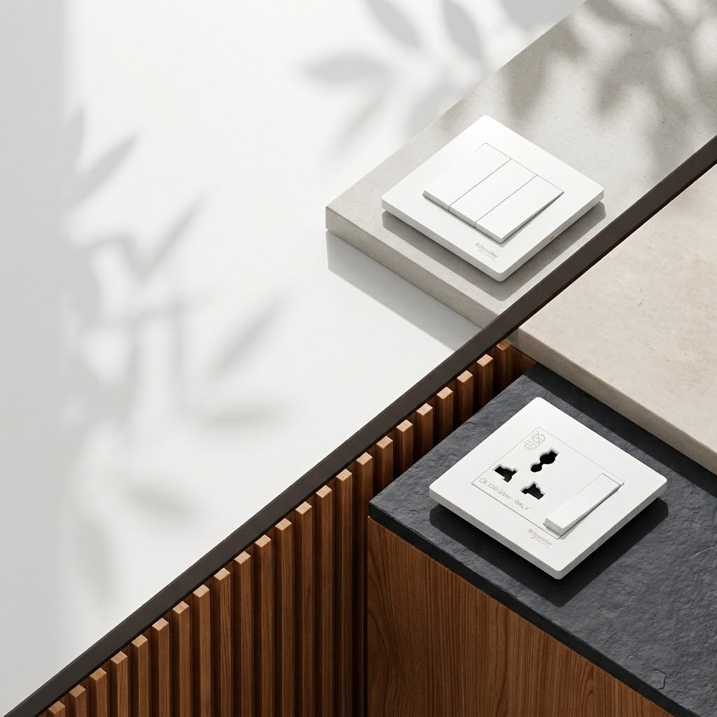 Schneider Electric Vivace series – white switches, sockets, dimmers and fan controllers