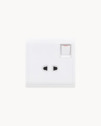 Pieno 10 Amp 2 Pin Switched Socket – Schneider Electric Pieno socket, catalogue number E8215US, White finish – 10 A rated. Suitable for homes, offices and commercial buildings.