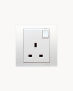 Vivace 13 Amp Switched Socket – Schneider Electric Vivace socket, catalogue number KB15, White – 13 A rated. Suitable for homes, offices and commercial buildings.