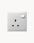 S-Classic 13 Amp Switched Socket – Schneider Electric S-Classic socket, catalogue number E15, White – 13 A rated. Suitable for homes, offices and commercial buildings.