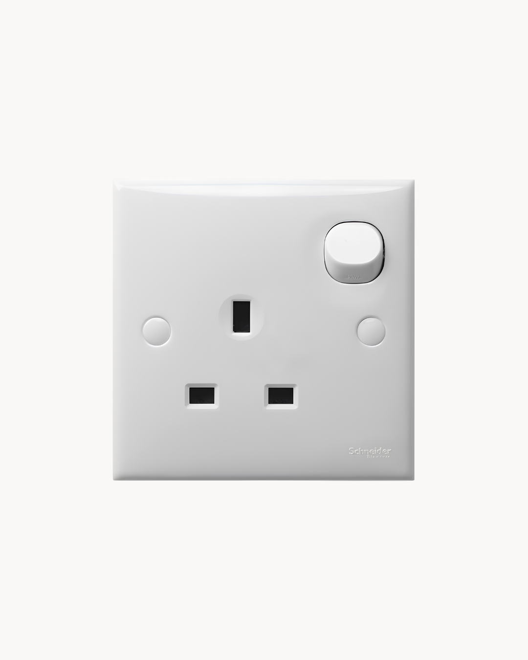 S-Classic 13 Amp Switched Socket – Schneider Electric S-Classic socket, catalogue number E15, White – 13 A rated. Suitable for homes, offices and commercial buildings.