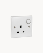S-Classic 13 Amp Switched Socket – Schneider Electric S-Classic socket, catalogue number E15, White – 13 A rated. Genuine Schneider Electric product supplied by HYDZ Traders, Pakistan.