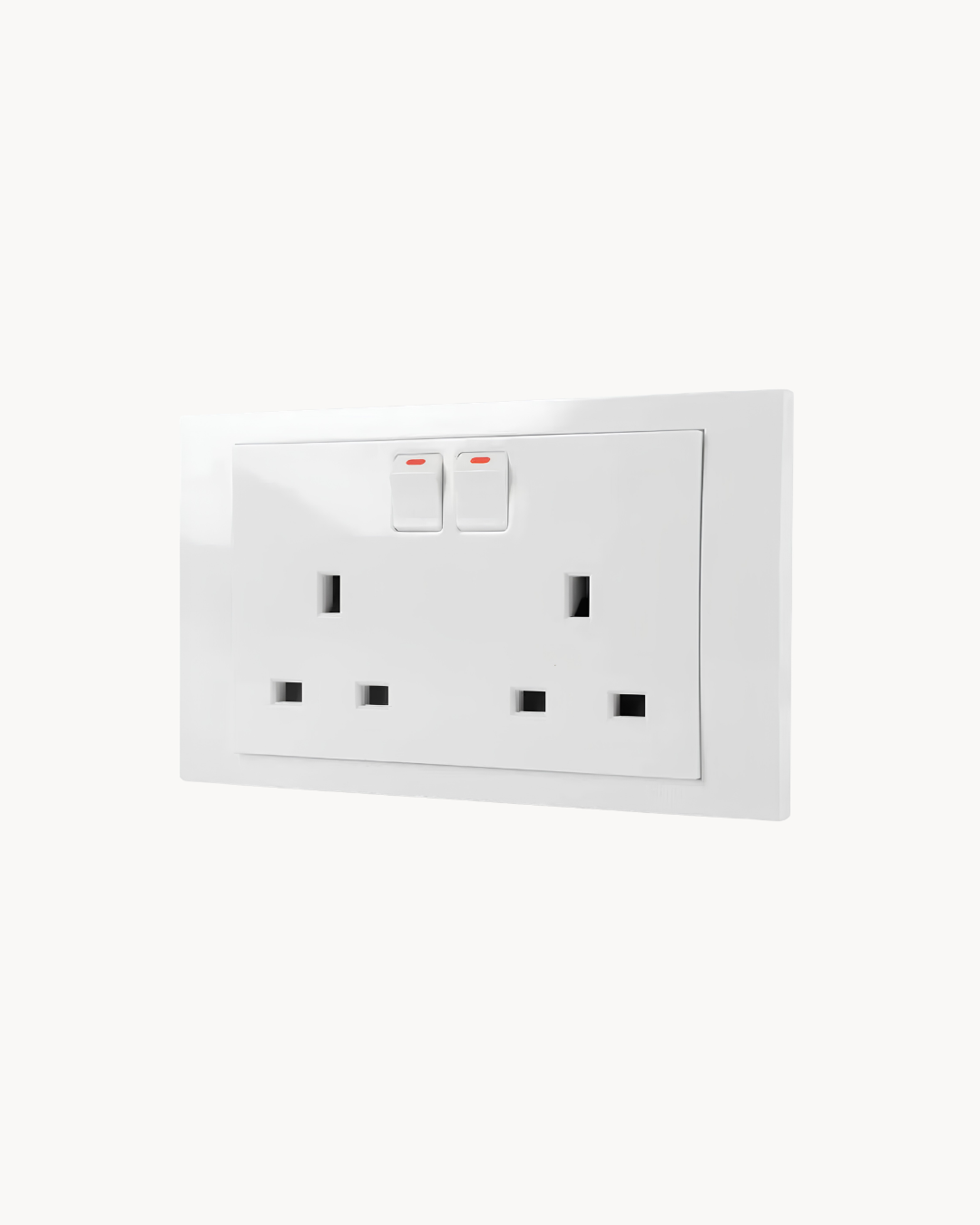 Vivace 13 Amp Duplex Switched Socket – Schneider Electric Vivace socket, catalogue number KB25, White – 13 A rated, duplex (double outlet). Genuine Schneider Electric product supplied by HYDZ Traders, Pakistan.