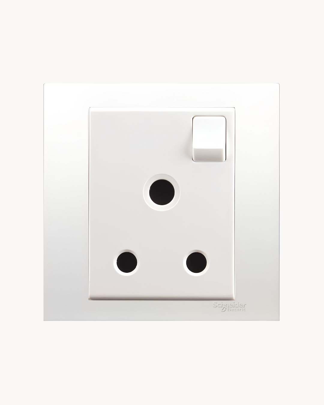 Vivace 15 Amp Switched Socket – Schneider Electric Vivace socket, catalogue number KB15/15, White – 15 A rated. Suitable for homes, offices and commercial buildings.