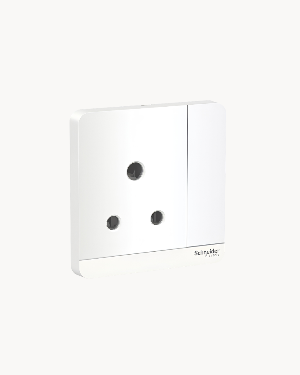 Avatar On 15 Amp Switched Socket – Schneider Electric Avatar On socket, catalogue number E8315_15, White finish – 15 A rated. Suitable for homes, offices and commercial buildings.