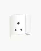 Avatar On 15 Amp Switched Socket – Schneider Electric Avatar On socket, catalogue number E8315_15, White finish – 15 A rated. Suitable for homes, offices and commercial buildings.