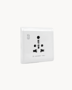 Pieno 16 Amp International Socket – Schneider Electric Pieno socket, catalogue number E82426-16IS, White finish – 16 A rated, multi-plug compatible. Suitable for homes, offices and commercial buildings.