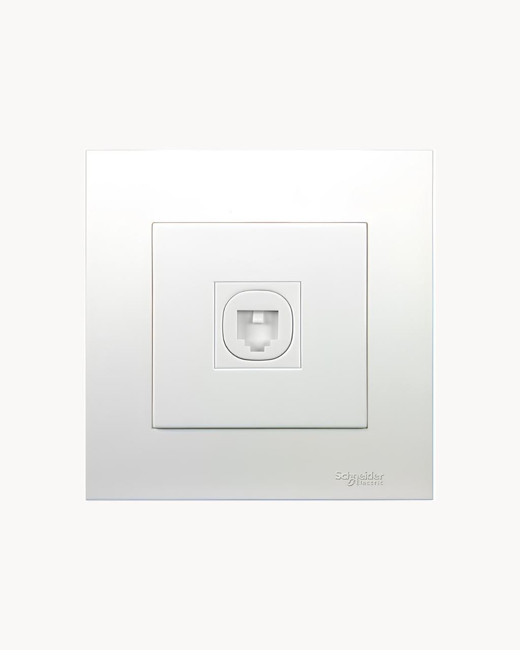 Vivace 1 Gang Shuttered Telephone Outlet – Schneider Electric Vivace telephone outlet, catalogue number KB31TS, White – 1-gang, shuttered ports. Suitable for homes, offices and commercial buildings.