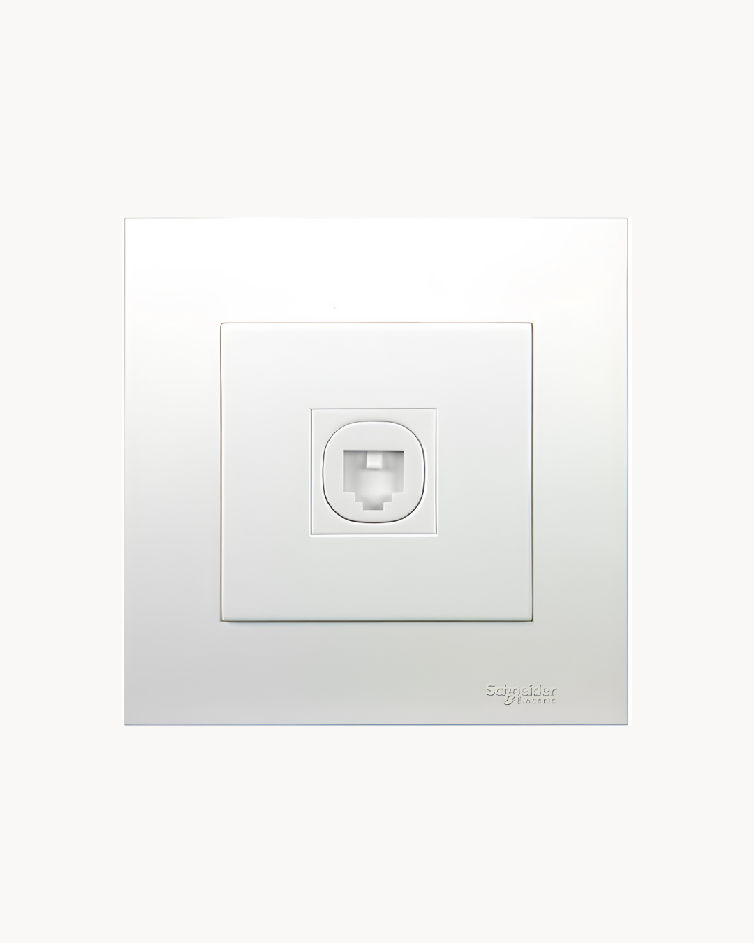 Vivace 1 Gang Shuttered Telephone Outlet – Schneider Electric Vivace telephone outlet, catalogue number KB31TS, White – 1-gang, shuttered ports. Suitable for homes, offices and commercial buildings.