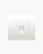 Vivace 1 Gang Shuttered Plate – Schneider Electric Vivace shuttered data/telecom plate, catalogue number KB31RJK, White – 1-gang, shuttered ports. Suitable for homes, offices and commercial buildings.