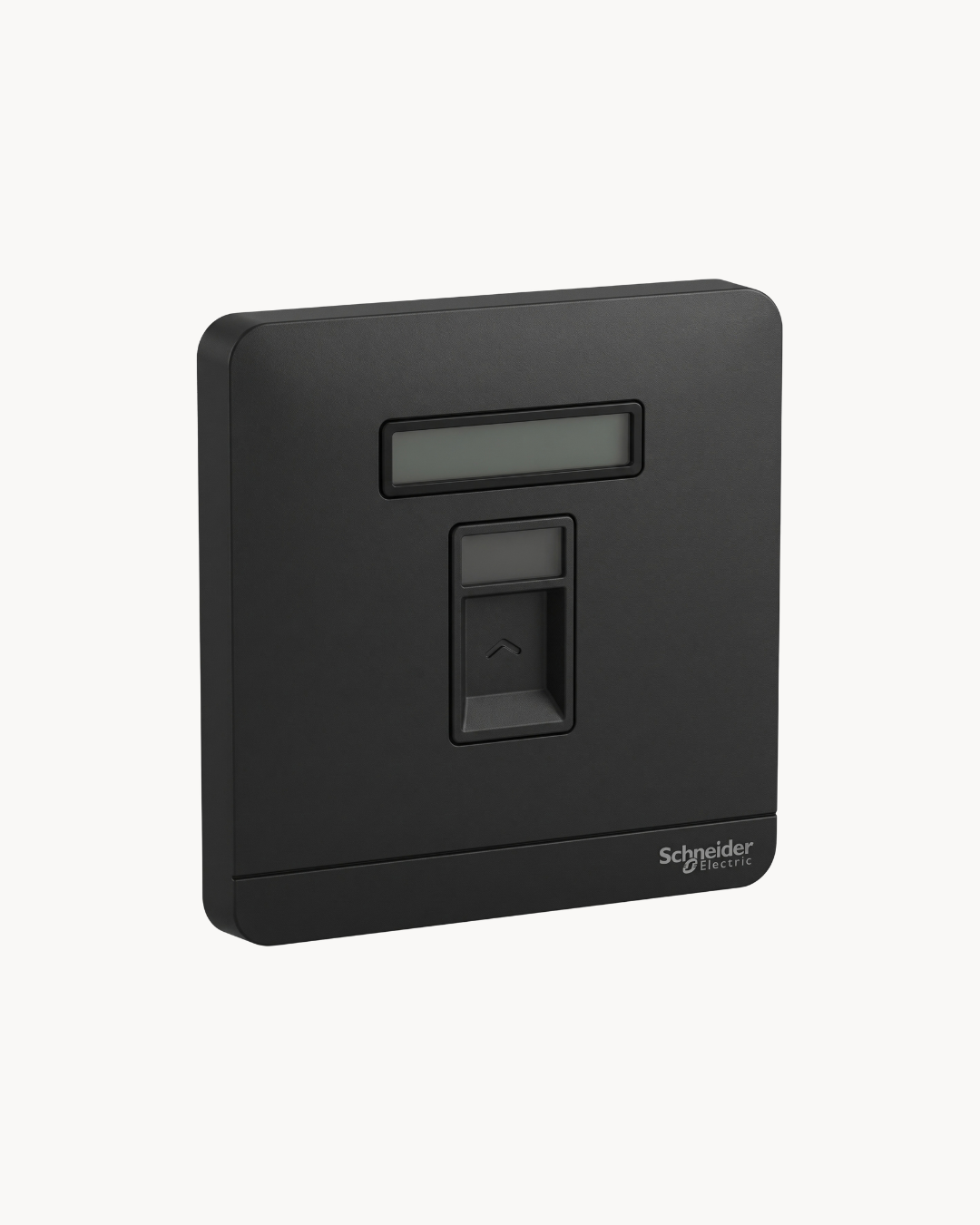 Avatar On 1 Gang Shuttered Telephone Outlet – Schneider Electric Avatar On telephone outlet, catalogue number E8331RJS4, Dark Grey finish – 1-gang, shuttered ports. Genuine Schneider Electric product supplied by HYDZ Traders, Pakistan.