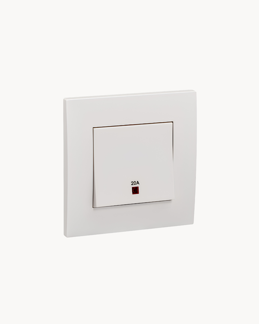 Vivace 20 Amp Double Pole Switch With Neon – Schneider Electric Vivace double pole switch, catalogue number KB31D20NE, White – 20 A rated, IP20, neon indicator, double pole. Suitable for homes, offices and commercial buildings.
