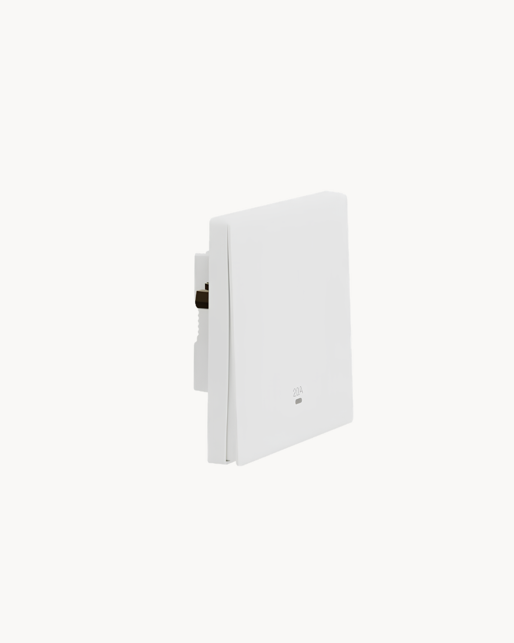 Vivace E 20 Amp Double Pole Switch With LED – Schneider Electric Vivace E double pole switch, catalogue number KBN31D20N_WE, White – 20 A rated, LED indicator, double pole. Genuine Schneider Electric product supplied by HYDZ Traders, Pakistan.