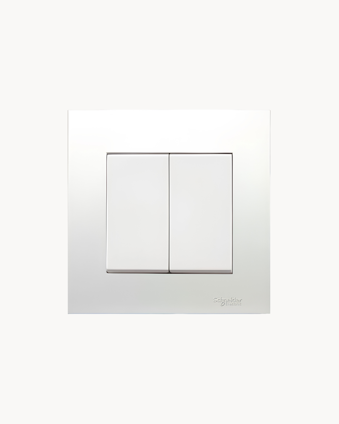 Vivace 16AX 2 Gang 1 Way Switch – Schneider Electric Vivace switch, catalogue number KB32/1, White – 2-gang, 1-way, 16AX rated, IP20. Suitable for homes, offices and commercial buildings.