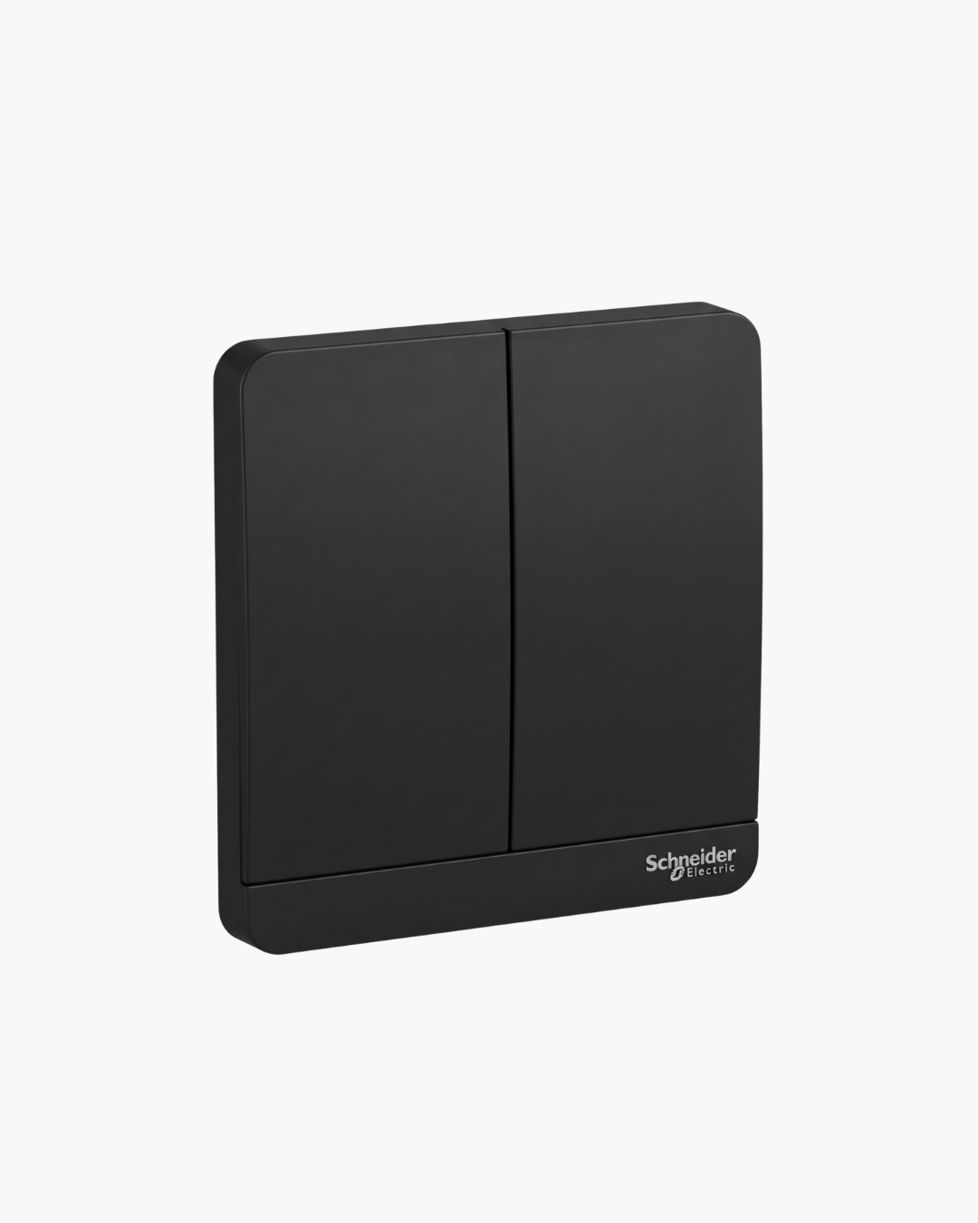 Avatar On 16AX 2 Gang 1 Way Switch – Schneider Electric Avatar On switch, catalogue number E8332L1, Dark Grey finish – 2-gang, 1-way, 16AX rated. Genuine Schneider Electric product supplied by HYDZ Traders, Pakistan.