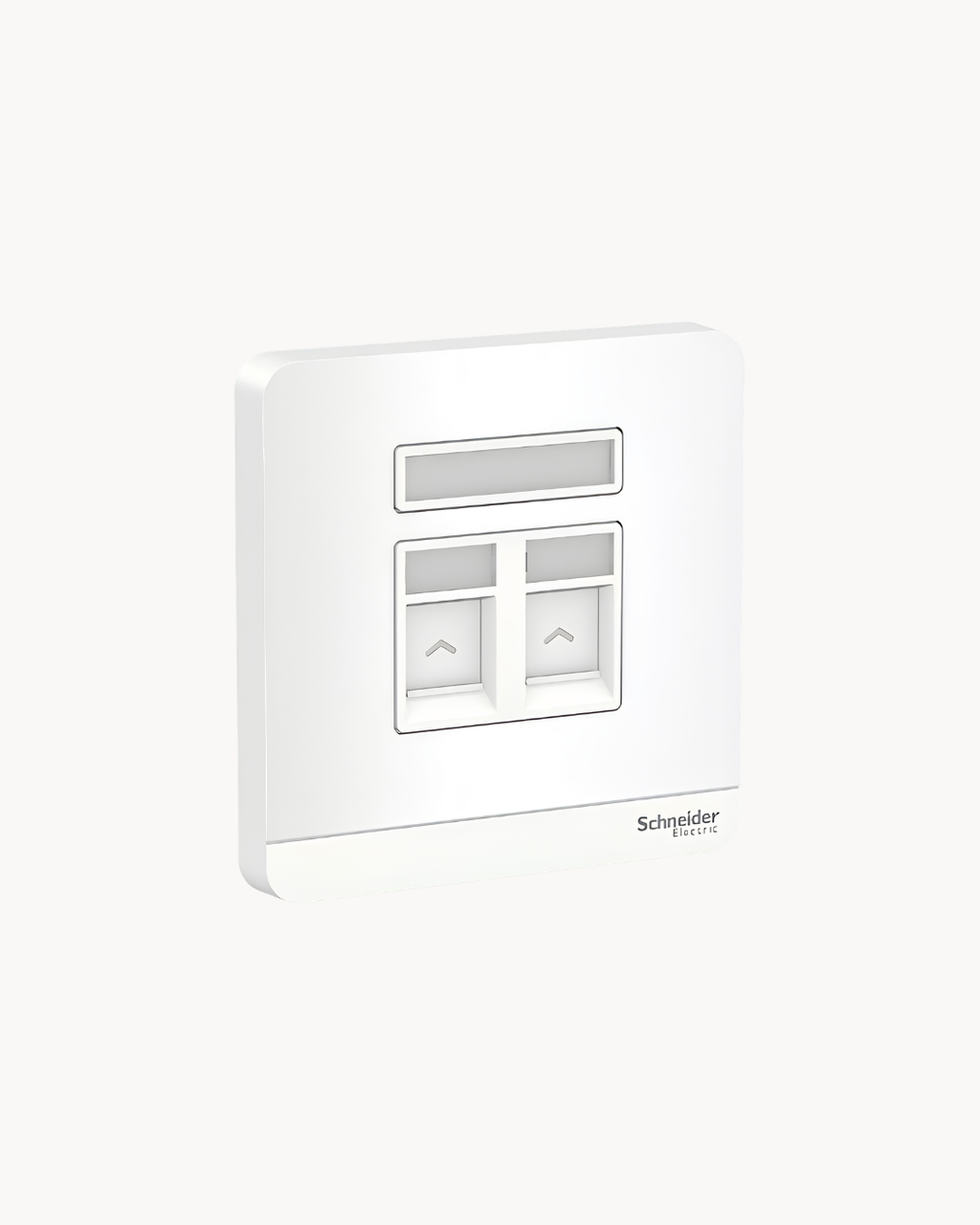 Avatar On 2 Gang Shuttered Plate – Schneider Electric Avatar On shuttered data/telecom plate, catalogue number E8332RJS, White finish – 2-gang, shuttered ports. Suitable for homes, offices and commercial buildings.