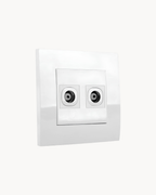 Vivace 2 Gang TV Outlet – Schneider Electric Vivace TV outlet, catalogue number KB32TV, White – 2-gang. Genuine Schneider Electric product supplied by HYDZ Traders, Pakistan.