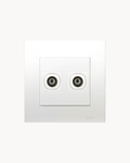 Vivace 2 Gang TV Outlet – Schneider Electric Vivace TV outlet, catalogue number KB32TV, White – 2-gang. Suitable for homes, offices and commercial buildings.