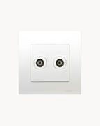 Vivace 2 Gang TV Outlet – Schneider Electric Vivace TV outlet, catalogue number KB32TV, White – 2-gang. Suitable for homes, offices and commercial buildings.