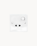 S-Classic 10 Amp 2 Pin Universal Switched Socket – Schneider Electric S-Classic socket, catalogue number E15U, White – 10 A rated, multi-plug compatible. Suitable for homes, offices and commercial buildings.