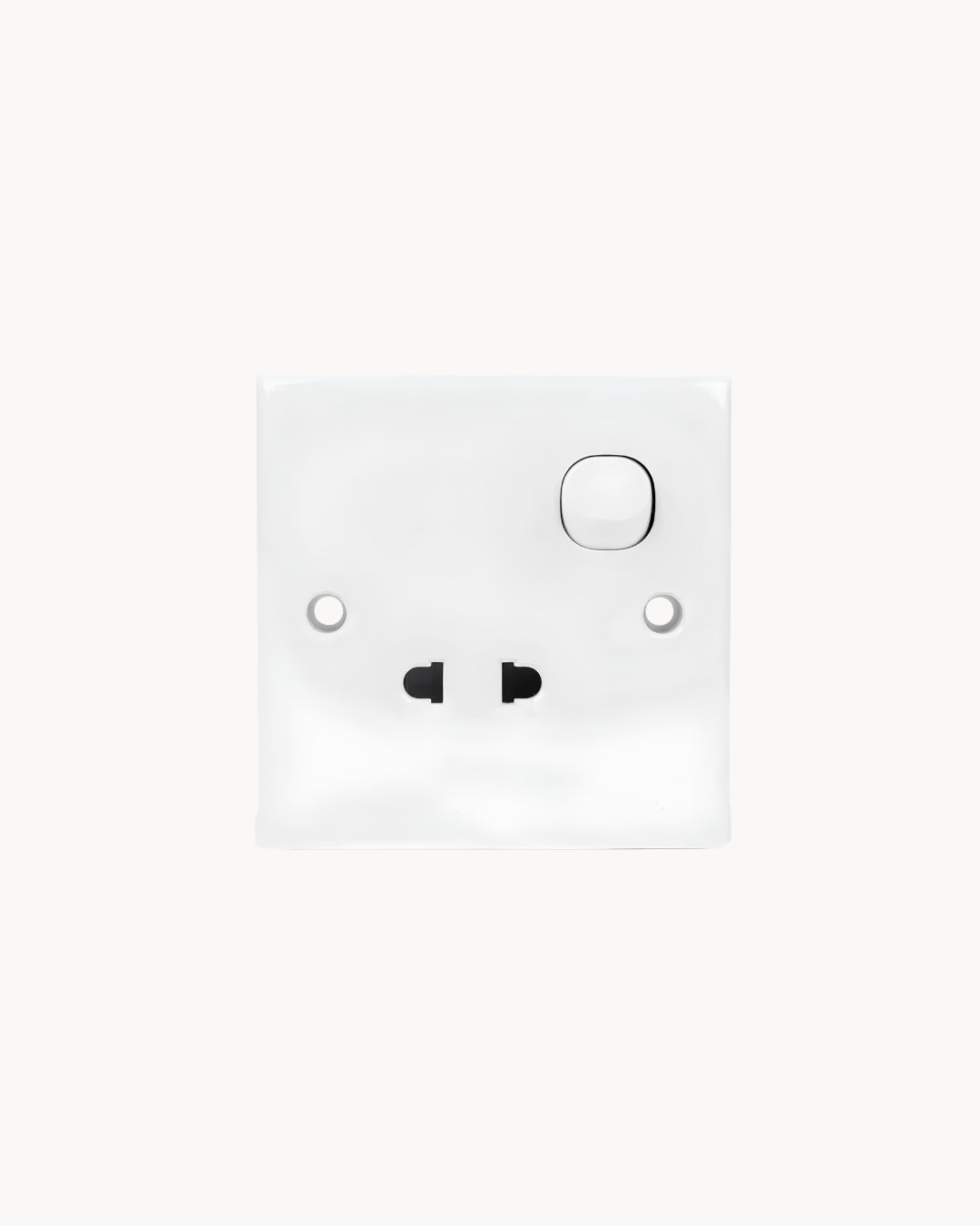 S-Classic 10 Amp 2 Pin Universal Switched Socket – Schneider Electric S-Classic socket, catalogue number E15U, White – 10 A rated, multi-plug compatible. Suitable for homes, offices and commercial buildings.