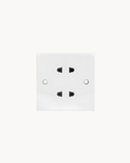 S-Classic 10 Amp 2 Pin Twin Universal Socket – Schneider Electric S-Classic socket, catalogue number E426U2, White – 10 A rated, multi-plug compatible. Suitable for homes, offices and commercial buildings.