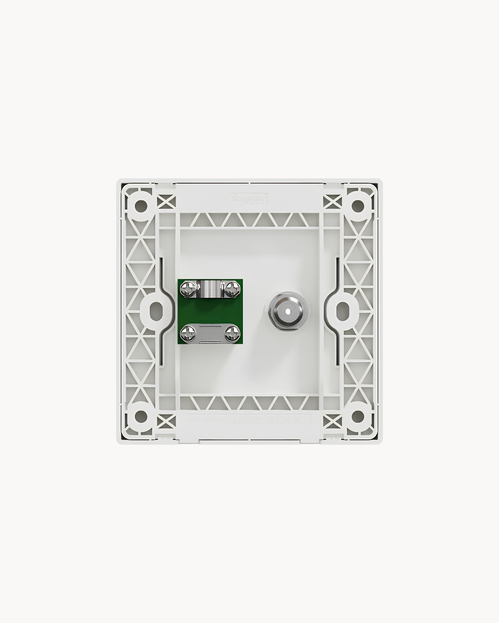 Vivace E 2 Gang TV Outlet – Schneider Electric Vivace E TV outlet, catalogue number KBN32TV_WE, White – 2-gang. Genuine Schneider Electric product supplied by HYDZ Traders, Pakistan.
