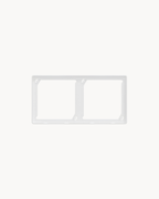 Vivace E 2 Gang Cover Frame – Schneider Electric Vivace E cover frame, catalogue number KBNP_21_WE, White – 2-gang. Genuine Schneider Electric product supplied by HYDZ Traders, Pakistan.