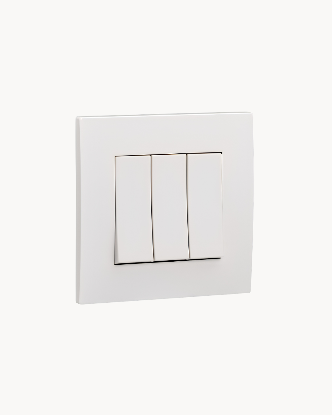Vivace 16AX 3 Gang 1 Way Switch – Schneider Electric Vivace switch, catalogue number KB33/1, White – 3-gang, 1-way, 16AX rated, IP20. Genuine Schneider Electric product supplied by HYDZ Traders, Pakistan.
