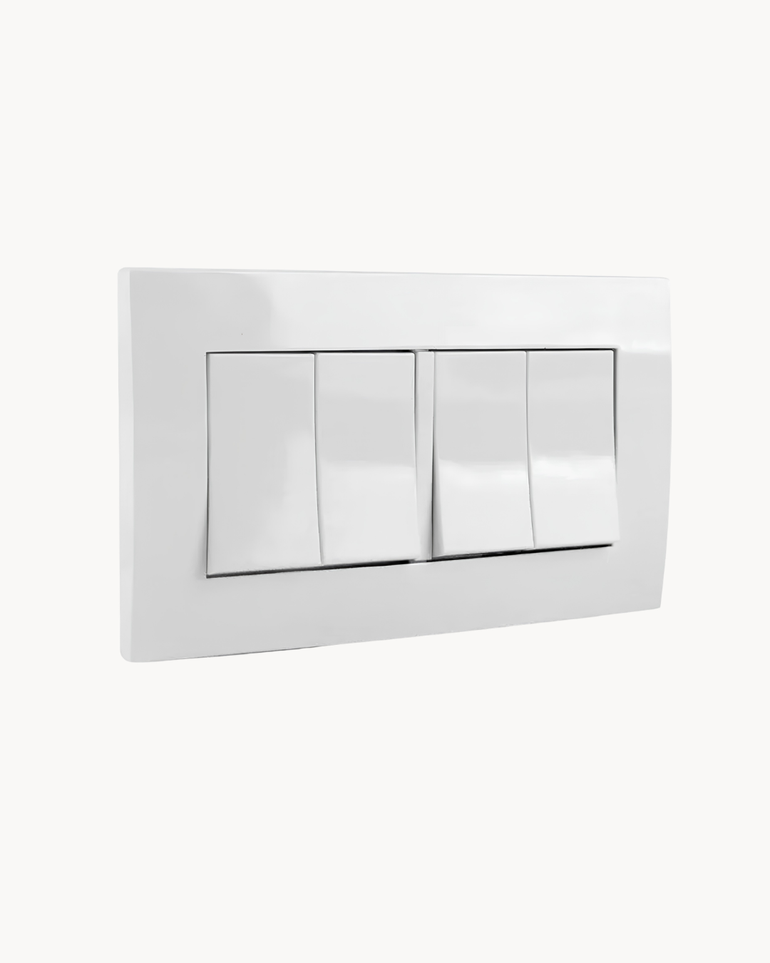 Vivace 16AX 4 Gang 1 Way Switch – Schneider Electric Vivace switch, catalogue number KB34/1, White – 4-gang, 1-way, 16AX rated, IP20. Suitable for homes, offices and commercial buildings.