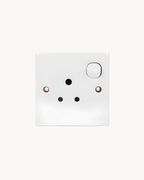 S-Classic 5 Amp Switched Socket – Schneider Electric S-Classic socket, catalogue number E15/5, White – 5 A rated. Genuine Schneider Electric product supplied by HYDZ Traders, Pakistan.