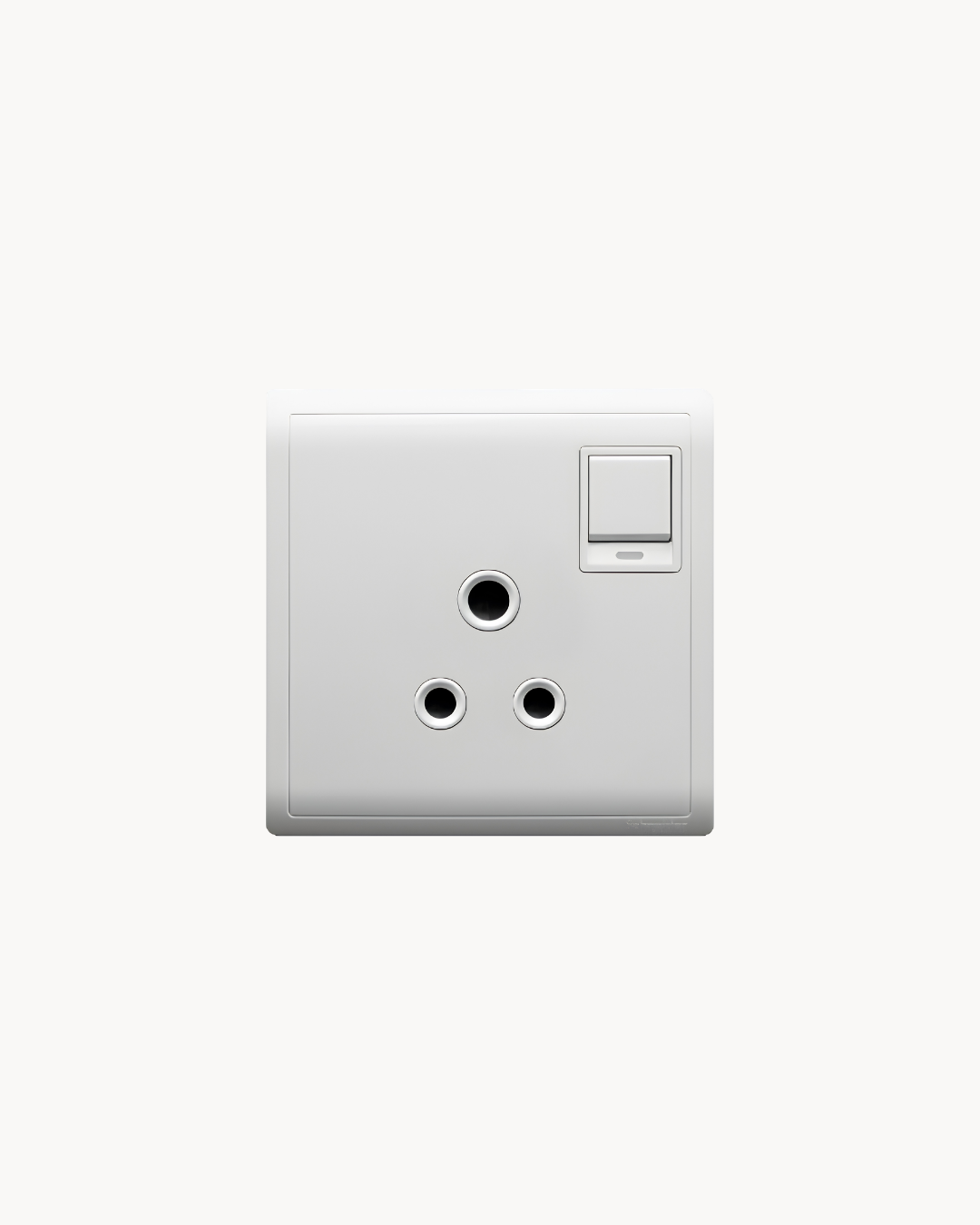 Pieno 5 Amp Switched Socket With Neon – Schneider Electric Pieno socket, catalogue number E8215-5N, White finish – 5 A rated, neon indicator. Suitable for homes, offices and commercial buildings.