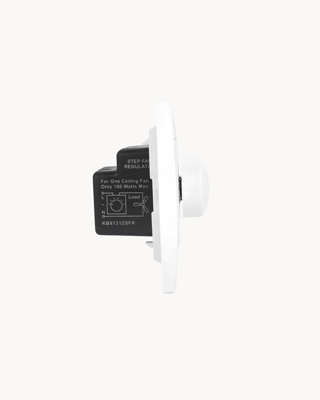 Vivace 5 Speed Fan Controller – Schneider Electric Vivace fan controller, catalogue number KB30SFR_100, White. Genuine Schneider Electric product supplied by HYDZ Traders, Pakistan.