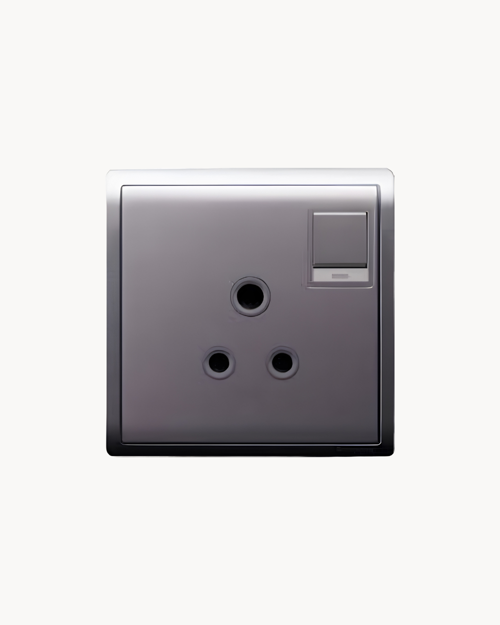 Pieno 5 Amp Switched Socket With Neon – Schneider Electric Pieno socket, catalogue number E8215-5N, Aluminium Silver finish. 1-year warranty. Authorised Schneider Electric channel partner HYDZ Traders.