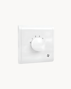 Pieno 5 Speed Fan Controller – Schneider Electric Pieno fan controller, catalogue number E8230XSFR_100, White finish. Suitable for homes, offices and commercial buildings.