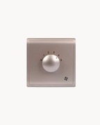 Pieno 5 Speed Fan Controller – Schneider Electric Pieno fan controller, catalogue number E8230XSFR_100, Wine Gold finish. Genuine Schneider Electric product supplied by HYDZ Traders, Pakistan.