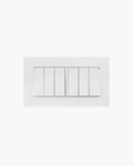 Vivace 16AX 6 Gang 1 Way Switch – Schneider Electric Vivace switch, catalogue number KB36/1, White – 6-gang, 1-way, 16AX rated. Suitable for homes, offices and commercial buildings.