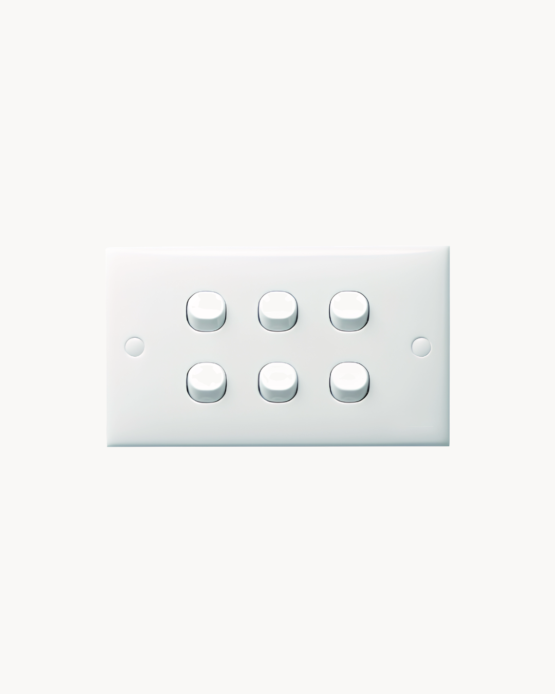 S-Classic 10AX 6 Gang 1 Way Switch – Schneider Electric S-Classic switch, catalogue number ET36/1/2A, White – 6-gang, 1-way, 10AX rated. Suitable for homes, offices and commercial buildings.