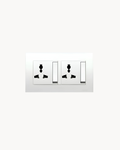 Vivace Duplex International Switched Socket – Schneider Electric Vivace socket, catalogue number KBT113LS, White – duplex (double outlet), multi-plug compatible. Suitable for homes, offices and commercial buildings.