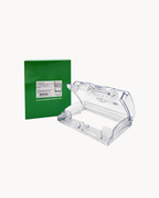 Weatherproof Duplex Socket Cover, IP55, Transparent – Schneider Electric Allied Accessories weatherproof cover, catalogue number ET223R TR, Transparent – IP55, duplex (double outlet), weatherproof. Suitable for outdoor installations.