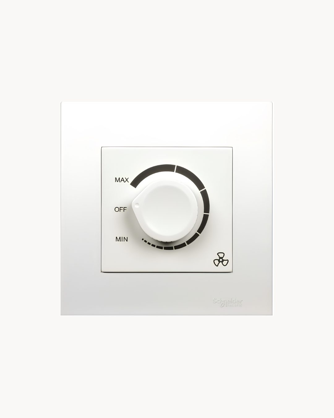 Vivace Fan Dimmer – Schneider Electric Vivace dimmer, catalogue number KB31RF250, White. Genuine Schneider Electric product supplied by HYDZ Traders, Pakistan.