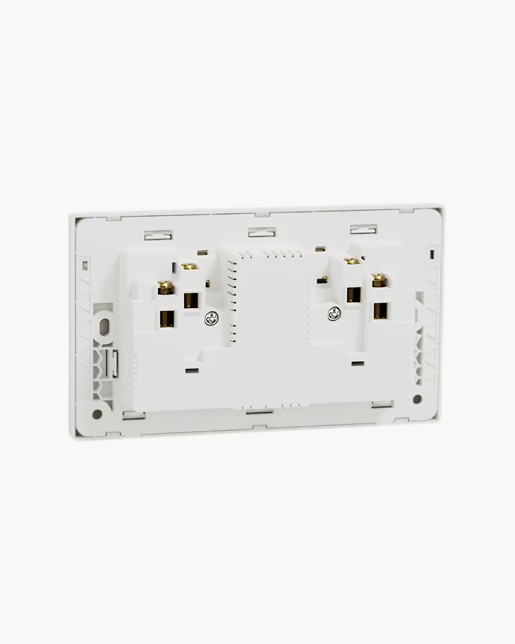 Vivace E 13 Amp Duplex International Switched Socket – Schneider Electric Vivace E socket, catalogue number KBNT25_IS_WE, White – 13 A rated, duplex (double outlet), multi-plug compatible. Genuine Schneider Electric product supplied by HYDZ Traders, Pakistan.