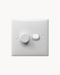 S-Classic Light Dimmer – Schneider Electric S-Classic dimmer, catalogue number E32V500, White. Suitable for homes, offices and commercial buildings.