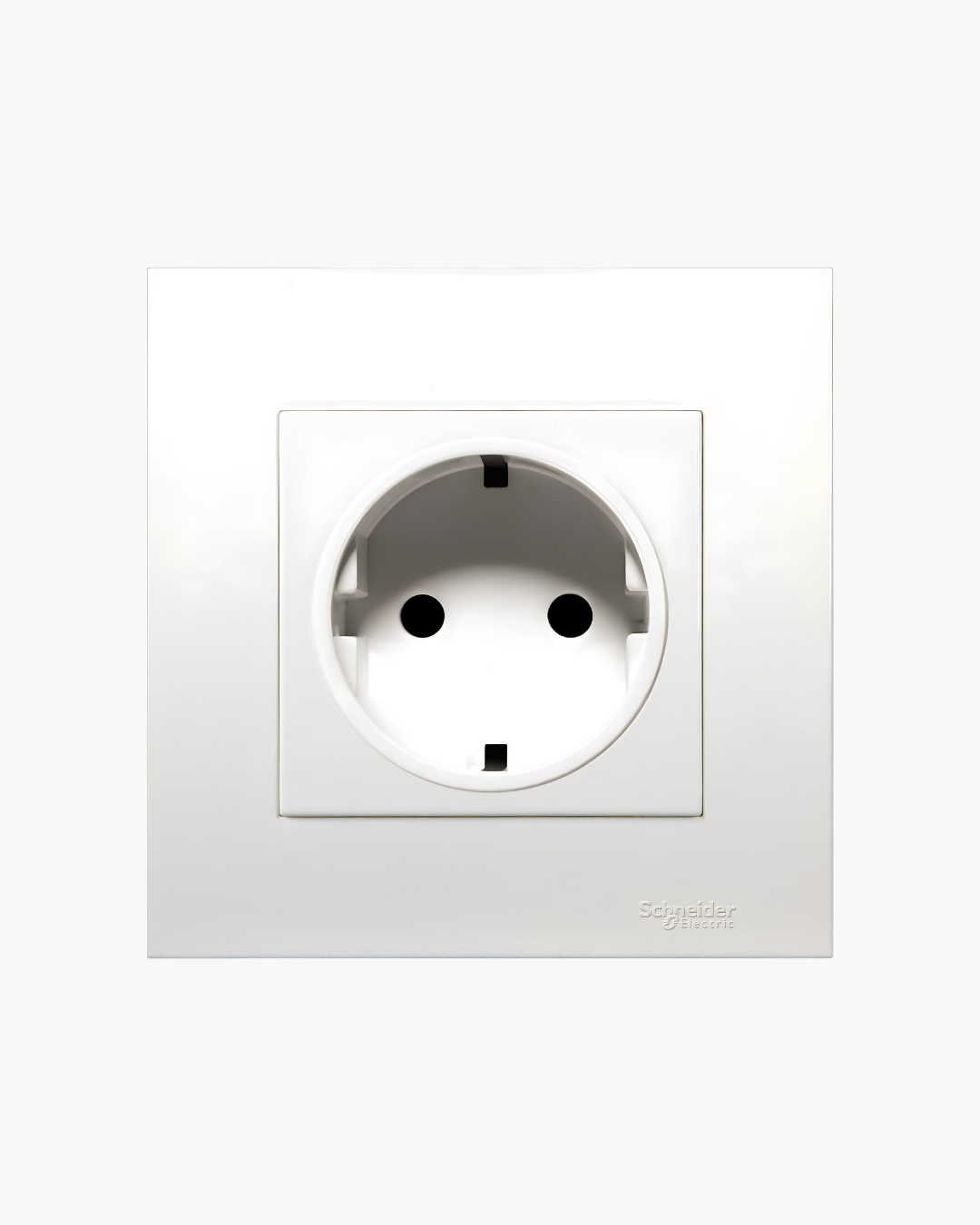 Vivace 16 Amp Schuko Socket – Schneider Electric Vivace socket, catalogue number KB426/16S, White – 16 A rated, Schuko (European plug). Suitable for homes, offices and commercial buildings.