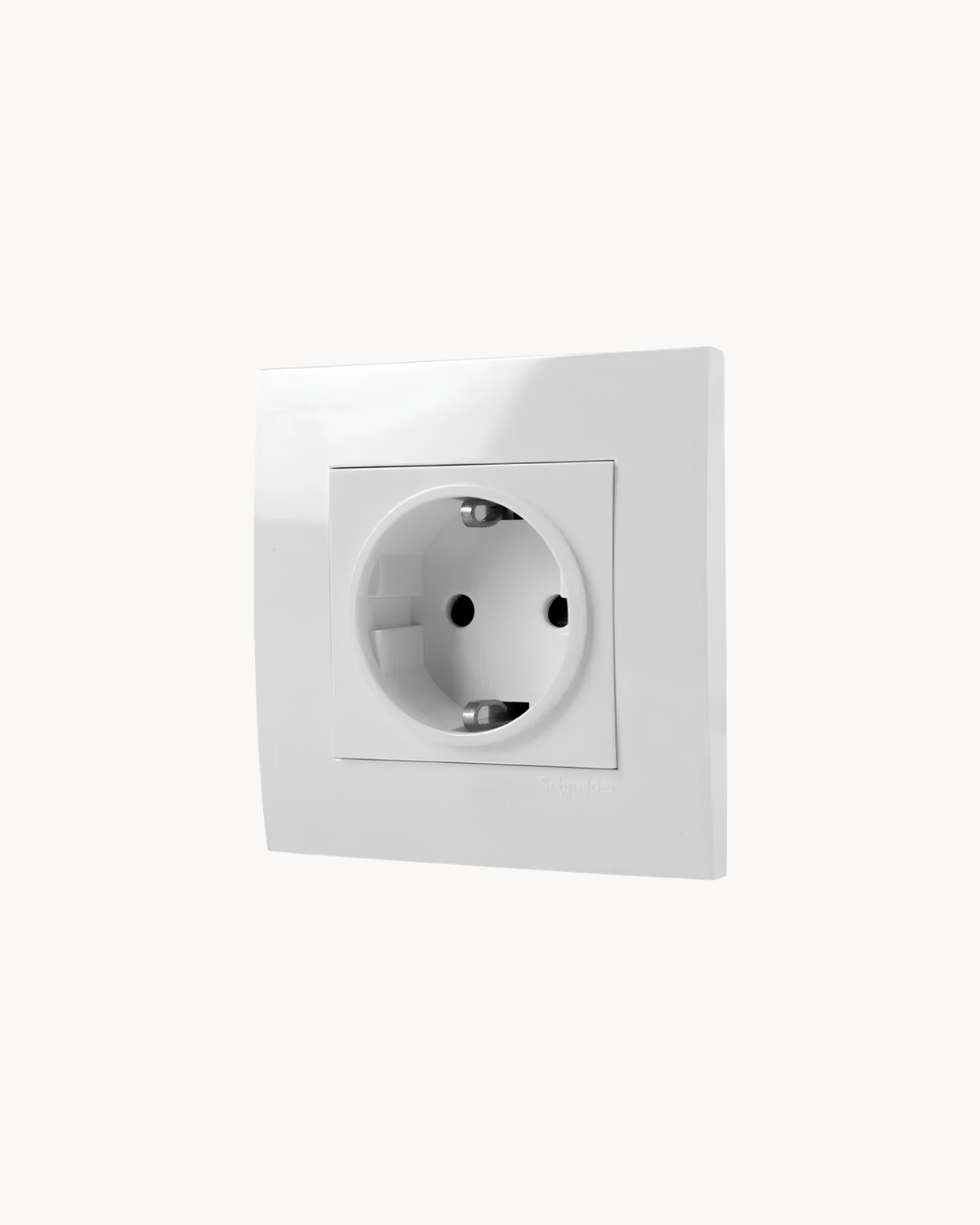 Vivace 16 Amp Schuko Socket – Schneider Electric Vivace socket, catalogue number KB426/16S, White – 16 A rated, Schuko (European plug). Genuine Schneider Electric product supplied by HYDZ Traders, Pakistan.