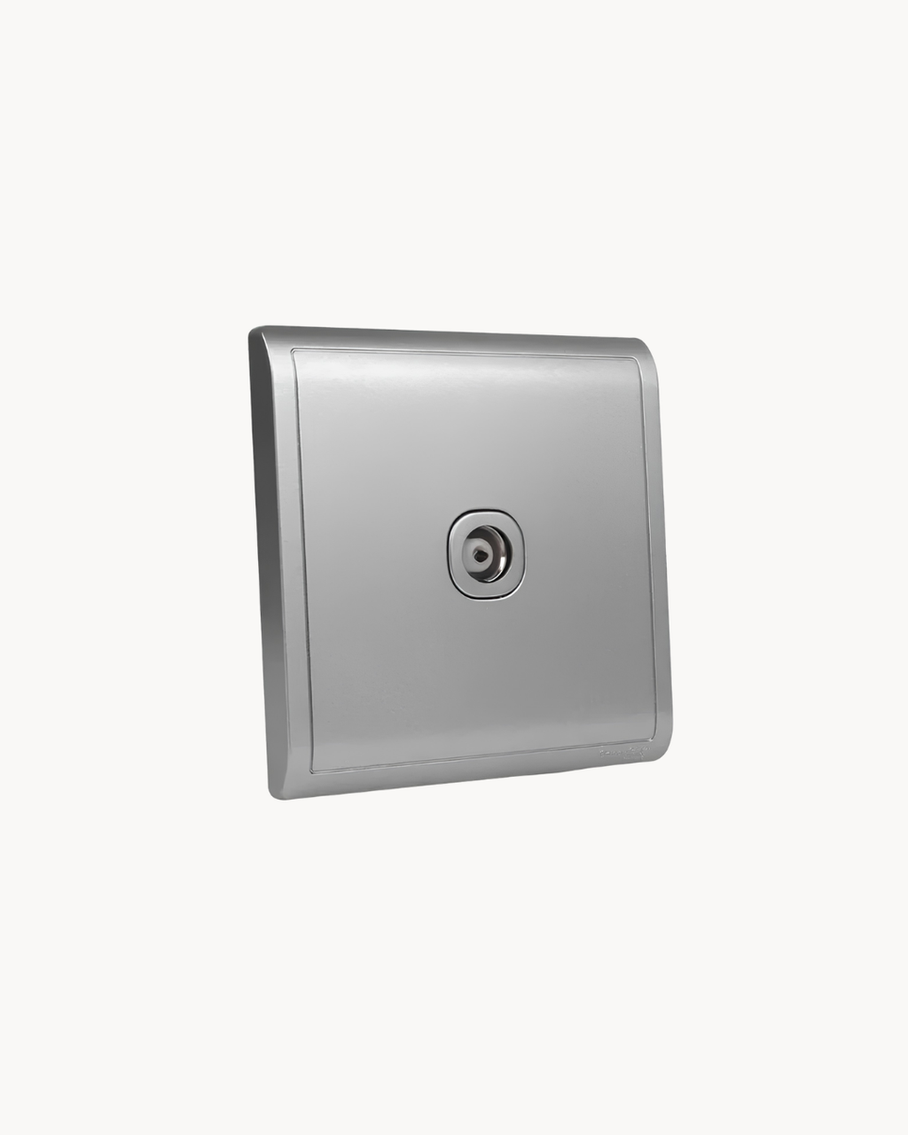 Pieno 1 Gang TV Outlet – Schneider Electric Pieno TV outlet, catalogue number E8231TV, Aluminium Silver finish. 1-year warranty. Authorised Schneider Electric channel partner HYDZ Traders.
