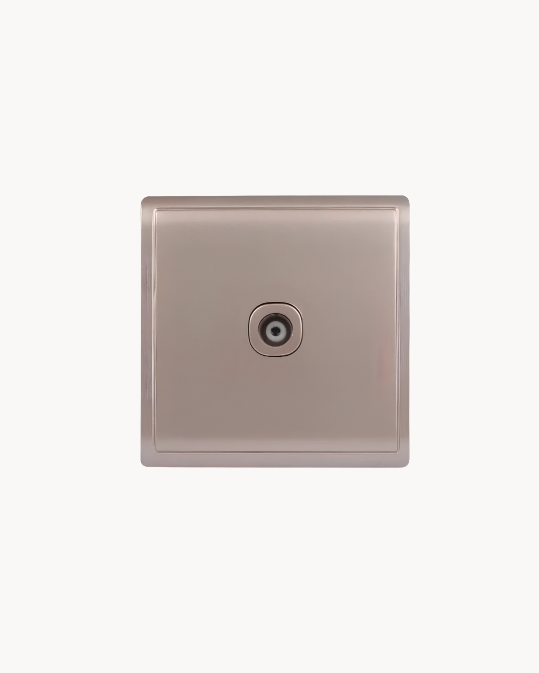 Pieno 1 Gang TV Outlet – Schneider Electric Pieno TV outlet, catalogue number E8231TV, Wine Gold finish – 1-gang. Genuine Schneider Electric product supplied by HYDZ Traders, Pakistan.