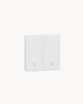 Vivace E 2 Gang Hotel Switch, DND and PCU – Schneider Electric Vivace E hotel switch, catalogue number KBN32DMS_WE, White – 2-gang, hotel room control. Suitable for hotels and offices.