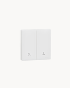 Vivace E 2 Gang Hotel Switch, DND and PCU – Schneider Electric Vivace E hotel switch, catalogue number KBN32DMS_WE, White – 2-gang, hotel room control. Suitable for hotels and offices.